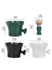 Bộ dụng cụ cạo râu tối giản phong cách retro - Bát cạo râu + Cọ cạo râu, dụng cụ chăm sóc râu thủ công dành cho nam giới - 2 cái - Xem 6