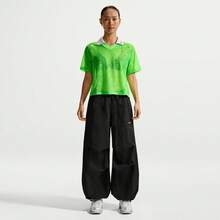 Nike 女士 AS W NK STREET LACE POLO JSYPOLO 针织翻领短袖T恤 TIF0521-398 - 綠色 - 查看 5