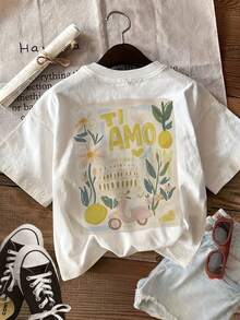 Women T-Shirts - 白色 - 查看 2