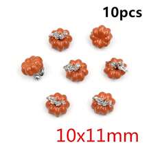 10pcs Fruit Enamel Metal Charms Apple Orange Carrot Pendant For DIY Necklace Bracelet Jewelry Making Findings Supplies - Fruit - View 8