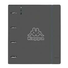 Kappa Carpeblock With Refill, A4 Format, PP Foam Plastic Covers, 4 Round Rings, Elastic Closure, Interior Dividers - Replacement - View 2