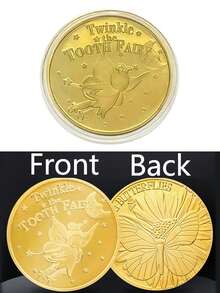 可愛木製牙仙盒子附硬幣，適合男孩女孩，防水透明壓克力瓶，用於存放掉落的乳牙，紀念記憶盒，完美的兒童換牙禮物 - 多款 - 查看 19