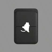 1 chiếc, tương thích với khe cắm thẻ MagSafe của Apple, thiết kế hình mèo và gấu trúc, dùng cho ví đựng thẻ điện thoại 13/15/16. - Nhiều màu - Xem 8