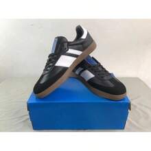 Zapatos casuales unisex, talla 36-45, zapatos casuales de mujer y zapatos deportivos de hombre, zapatos planos de suela blanda con cordones, zapatos cómodos y livianos de hombre para uso diario, de corte bajo,,,,,Zapatillas clásicas, versátiles y casuales - Blanco y verde JI3205 - Ver 5