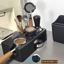 8in1 에스프레소 타밍 스테이션 51/54/58mm 포터필터 대응 미끄럼 방지 베이스 - 보기 3