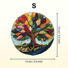 1PC Fibrous Life Tree Wooden Asymmetric Puzzle, Animal-Shaped 2D Jigsaw Toy For Kids And Adults. Educational Game, Great Gift For Party, Holiday, Christmas And Birthday. Unique Magical Desktop Decor & Creative Wooden Puzzle Present - Multicolor - View 13