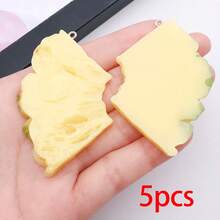 5/10pcs Resin Large Fruit Apple Pineapple Strawberry Charm Cute Simulated Food Pendant For DIY Keychain Necklace Earrings Jewelry Making - Multicolor - View 14