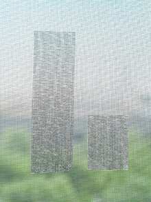 Self-Adhesive Fiberglass Window Screen Repair Tape, Waterproof Mosquito Net Hole Patch, Dorm Door/Curtain Screen Repair Strong Adhesive, Suitable For Fabric, Anti-Tear Insect Screen Repair - A - View 3