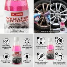 200ml Agente de Limpieza Profunda de Ruedas - Removedor de Polvo de Freno - pH Equilibrado, Apto para Ruedas de Aleación, Pintadas y con Recubrimiento Transparente - Limpieza Profunda, Fórmula Sin Ácido, Detallado Profesional de Automóviles, Deja tus Ruedas como Nuevas (100ml) - 100 ml - Ver 3