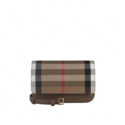  Burberry Plaid Patterned Women's Shoulder Sling Bag 80844921