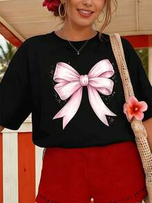 Women T-Shirts - Black - View 1