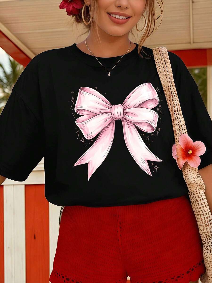 Women T-Shirts - Black - View 1