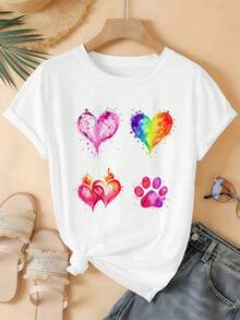 Women T-Shirts - White - View 2
