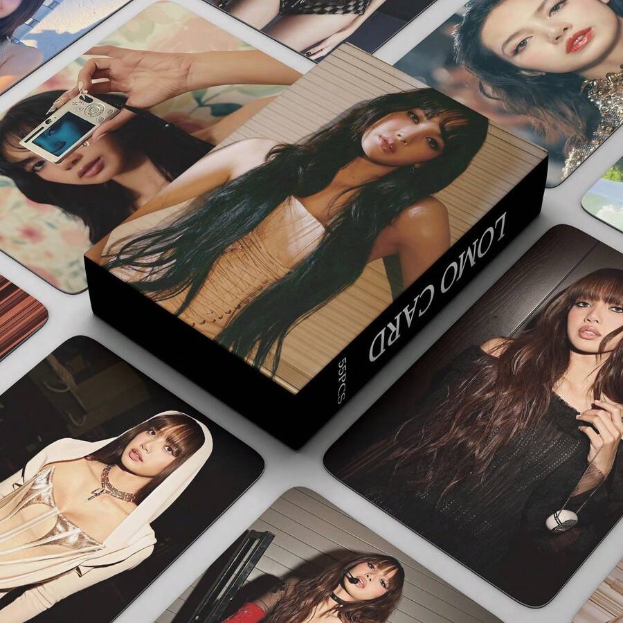 Laser Photo Cards, K-Pop Group Self-Shot Celebrity Photo Cards, Fan Merchandise LOMO Cards - Multicolor - View 1