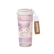 Miniso 三丽鸥酷洛米冰淇淋星空保温咖啡杯，带腕带，不锈钢材质，带盖，双饮设计，经久耐用 - 彩色 - 查看 7