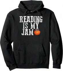 Book Nerd Compatible, Fun Gift For Readers, Book Lovers, Men And Women, Hoodie. - 黑色 3 - 查看 7