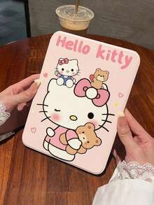 SANRIO 360°旋转支架可爱卡通保护套，带自动唤醒/睡眠功能，柔软TPU防摔后盖，适用于iPad 10.9/11/12.9英寸 - 彩色 - 查看 1