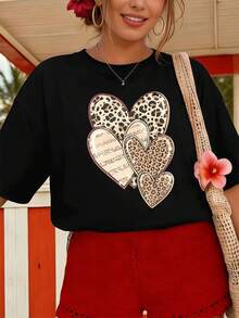 Women T-Shirts - Black - View 1