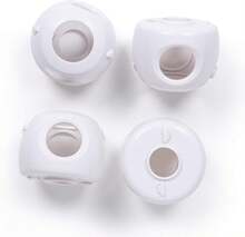 Safety 1st Parent Grip Door Knob Covers, White, One Size,4 Count (Pack Of 1) (HS3260600), Packaging May Vary - 顏色B - 查看 4