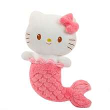 SANRIO 1件美人魚毛絨玩偶睡眠枕，生日禮物、陪伴禮物、情人節禮物、紀念品，適合親子互動 - 粉色 - 查看 12