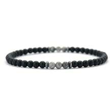 diffone Fashion Handmade 4mm Onxy Beads Bracelet Antique Stone Beaded Yoga Meditation For Men Armband Jewelry Men - 4mm Stone Men's Bracelet - View 16