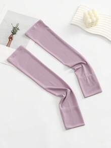 1 Stück neue hautfreundliche elastische rutschfeste UV-Schutz-Armstulpen für Damen, atmungsaktive Sonnenschutz-Armstulpen, modisches Accessoire, minimalistischer lässiger Stil, geeignet für Radfahren, Autofahren und Outdoor-Aktivitäten - Verschiedenfarbig - Übersicht 10