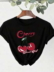 Women T-Shirts - Black - View 1