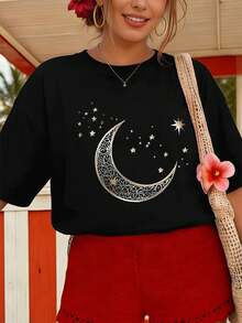 Women T-Shirts - Black - View 1