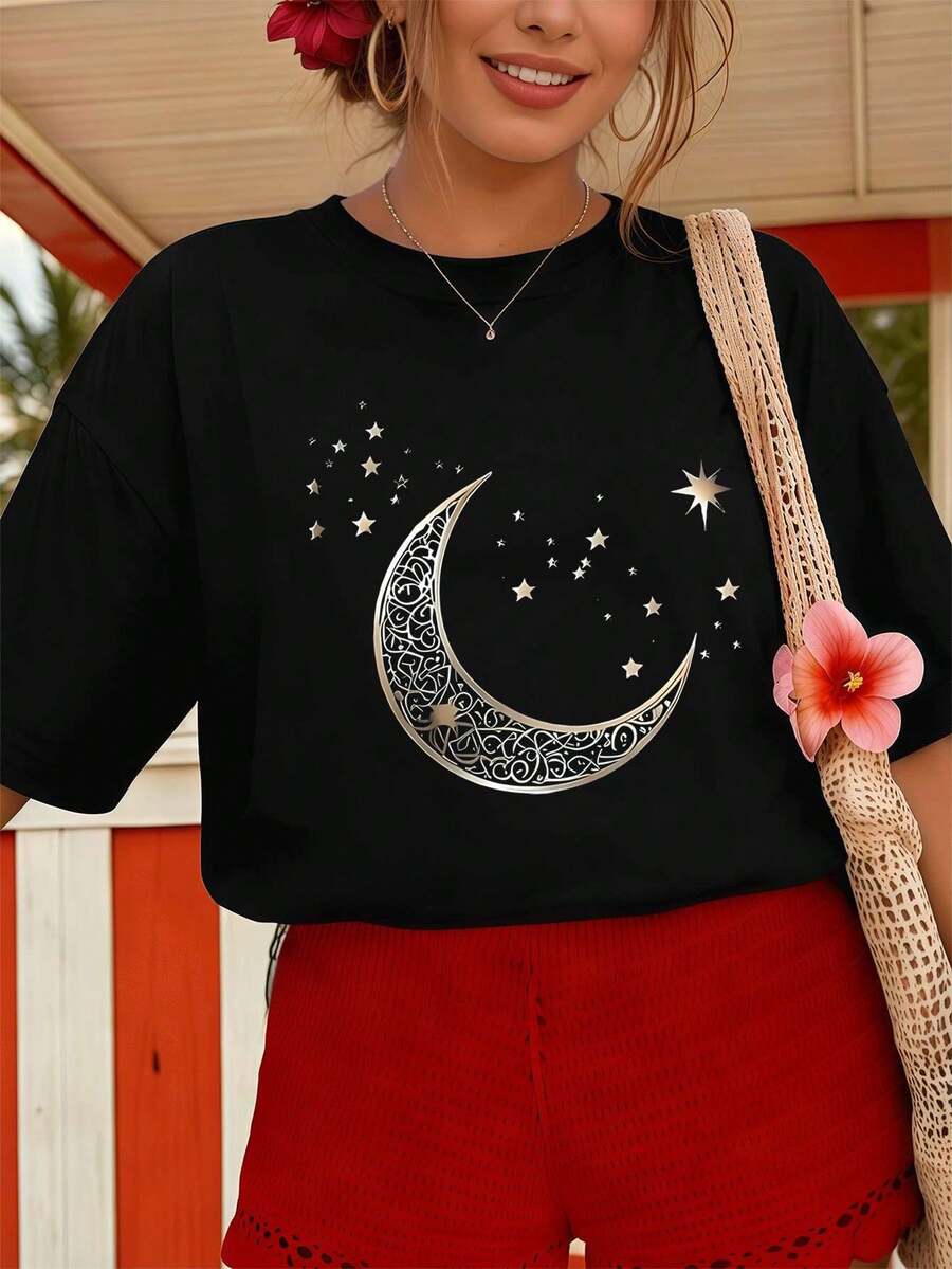 Women T-Shirts - Black - View 1