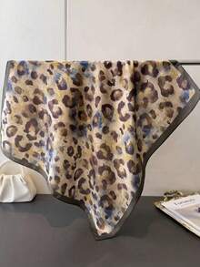 1 chiếc khăn bandana satin họa tiết báo đốm phong cách Bohemian cho nữ, 65cm, khăn paisley/khăn quàng cổ, phù hợp cho tiệc, kỳ nghỉ, trang phục hàng ngày phối cùng kính thời trang, vòng tay, bông tai, dây chuyền - Nhiều màu - Xem 5