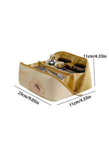 Cartoon Cosmetic Bag, Multi-Layer Compartment Design, Large Capacity To Hold Full Face Makeup, Waterproof & Dirt-Resistant, Easy To Clean, High-Quality Daily Commute Carry-On Bag For Students - Multicolor - View 10