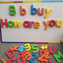 Kids Magnetic Letters And Numbers Stickers, Including Uppercase, Lowercase, Digits And Symbols, Fun Spelling Learning Toy, Educational Puzzle For Classroom And Home, Back To School, Thanksgiving, Holiday And Birthday Gift - Random Color - Multicolor - View 5