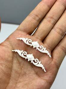 裝飾雕花貼花、微型家具裝飾貼紙、牆面裝飾雕花圖案、歐式風格圖案薄片，適用於模型屋家具翻新與牆面裝飾 - 微縮雕花板 - 查看 12