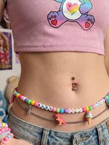 14G 316L Stainless Steel Belly Button Rings Belly Rings Piercing Jewelry,Short Navel Piercing Jewelry Belly Piercing Jewelry Curved Barbell - Silver - View 4