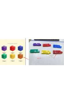 Bộ xếp hình nam châm - Khối lập phương cảm giác STEM, Thích hợp cho trẻ em, Khối xếp hình nam châm, Đồ chơi quà tặng Halloween, Giáng sinh và sinh nhật (Màu sắc và kiểu dáng ngẫu nhiên) Đồ chơi xếp hình nam châm mầm non, Đồ chơi xếp hình trong suốt, Thích hợp cho bé trai và bé gái 3-6 tuổi, Đồ chơi Montessori cảm giác STEM nam châm mầm non - Nhiều màu - Xem 12
