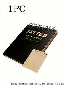 A5 Tattoo Practice Skin Notebook - 8 Cover Options, 1mm/2mm Thickness Realistic Skin Practice Book, Includes 4/10 Reusable Tattoo Practice Sheets, Suitable For Beginners And Artists A5 Spiral Bound Practice Notebook - View 16