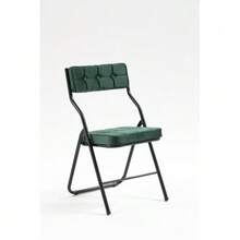 Folding Chairs In A Pack Of 2 – Folding Dining Chairs With Cushions, Portable And Already Assembled, Additional Folding Chairs For Guests, Kitchen, Office, Wedding And Party - 綠色 - 查看 7