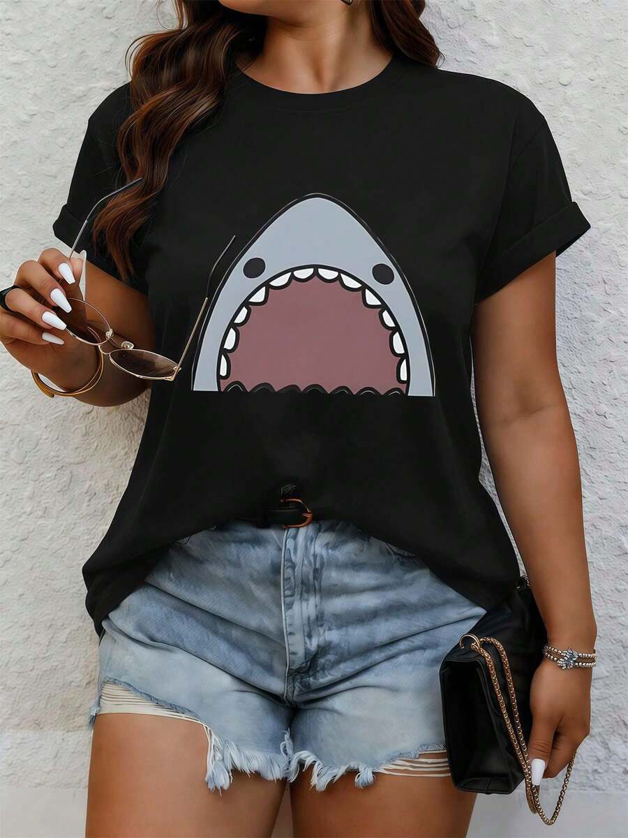 Women T-Shirts - Black - View 1