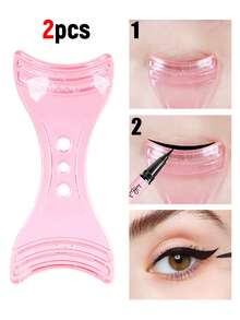 2/1 Set 3-In-1 Mascara Applicator Tools, Lash Protector, Eyelash Assist Device, 1 Reusable Makeup Helper, Suitable For Beginners To Perfectly Apply Mascara And Eyeliner - Multicolor - View 8