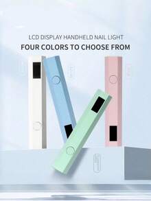 迷你便攜式可充電 UV LED 美甲燈，Type-C 充電 180mAh 快乾凝膠指甲油烘乾燈，手持式美甲燈，適用於法式美甲、貓眼美甲和亮片美甲，DIY 自居家美甲，適合初學者、學生和美甲師，婚禮季、夏季假期、旅行必備，適用於居家和專業美甲沙龍 - 彩色 - 查看 10