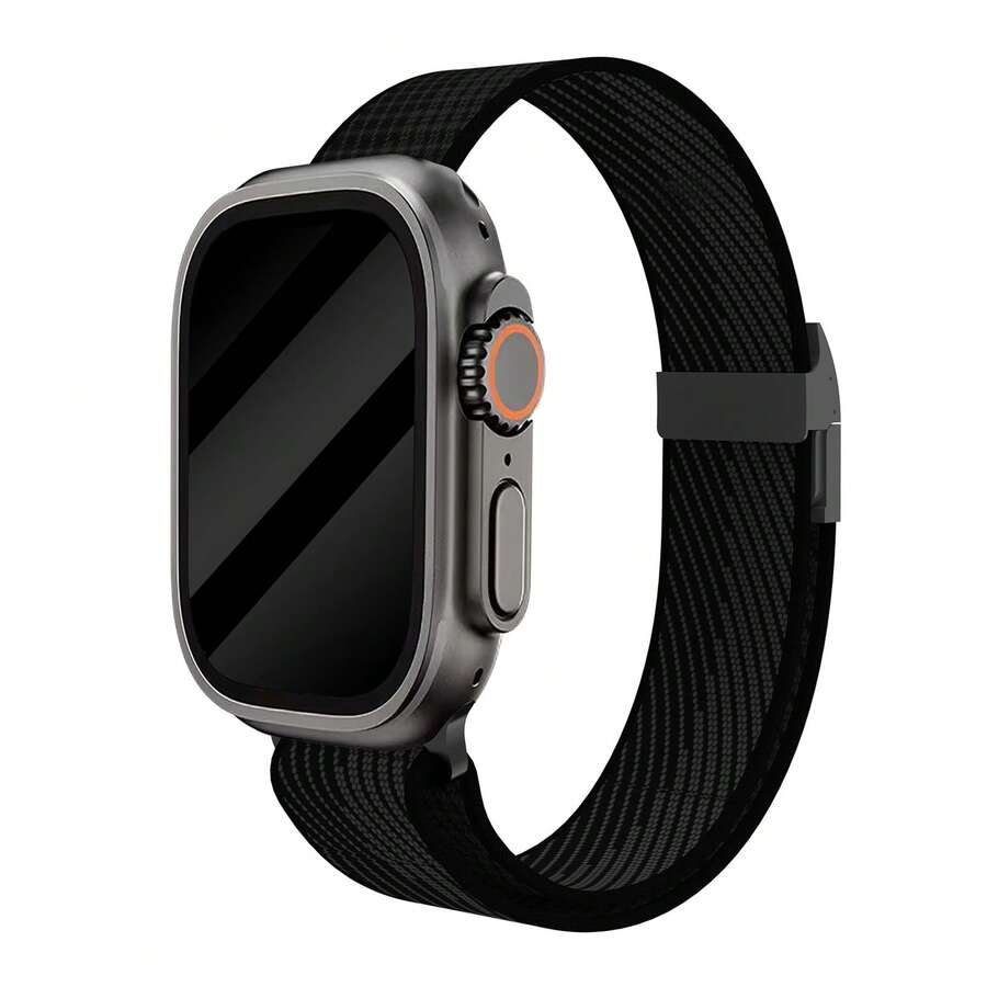 1条。升级版编织弹力表带,配备磁扣,兼容表带(38mm、40mm、41mm、42mm、44mm、45mm、46mm、49mm),男女皆宜。采用柔软尼龙材质,单环设计,兼容 Series 11、10、9、8、7、6、5、4、3、Ultra、3、2、1、SE。适用于各种场合和可穿戴设备,是开学季送给学生的理想礼物。 - 彩色 - 查看 1