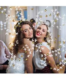 Rose Petals & Party Confetti - 30cm - View 3