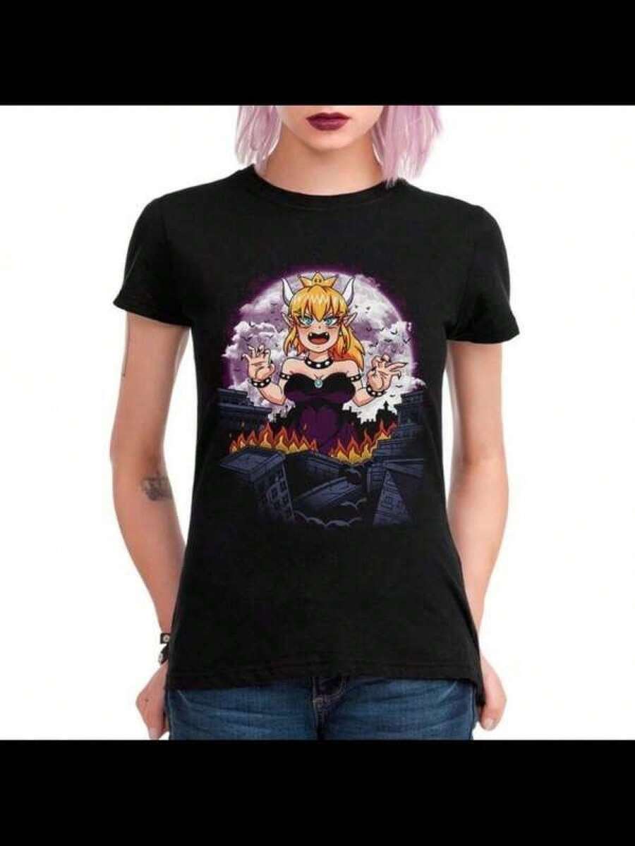 Women T-Shirts - Black - View 1