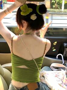 Women Tops - Green - View 3