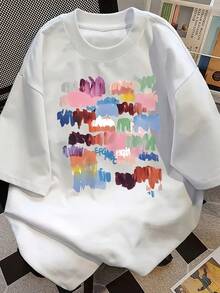 Camiseta de mujer para primavera y verano - Blanco - Ver 8