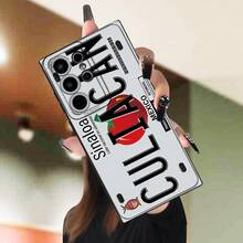 Phone Case - Ins Style, Culiacán Mexico License Plate Pattern, Lightweight Luxury, Durable, For Samsung Galaxy A15/A05/A05S/A34/A25/A14/A54/A52/S23/S21/S20/S24/S25/Ultra/Plus/Fe/+/S/4G/5G, Black Painted Protective Case - 樣式 1 - 查看 2