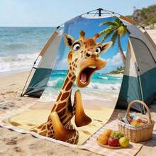 1 pieza Toalla de playa con patrón de lámina de oro ultra suave, adecuada para la playa, fiesta de piscina, vacaciones - Accesorios de playa y piscina - estilo3 - Ver 8
