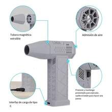 Alispus-Fan Mini Turbo Jet 130000 Rpm Grey Color 30a - Grey - View 2