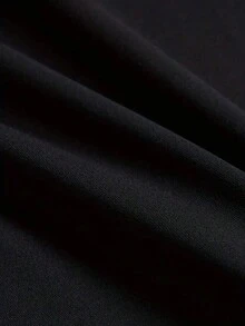 Herren Lässig T-Shirt mit Slogan- und Figurenprint, Kurzarm Rundhals, für den Sommer Alltag, Emo - Schwarz - Übersicht 4