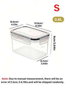 6-In-1 Airtight Food Storage Container With Lid And Handle, Rotating Dry Fruit Box, Divided Snack Tray For Nuts, Fruits, Vegetables, Candies, Spices, Detachable Compartments, Dust-Proof And Moisture-Proof, Large Capacity, Portable Design For Party, Picnic, Fridge, Pantry, Tabletop, Easy To Clean And Reuse, Ideal Housewarming, Birthday, Foodie Gift - Multicolor - View 10